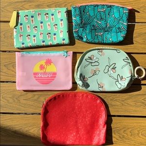Lot of makeup bags